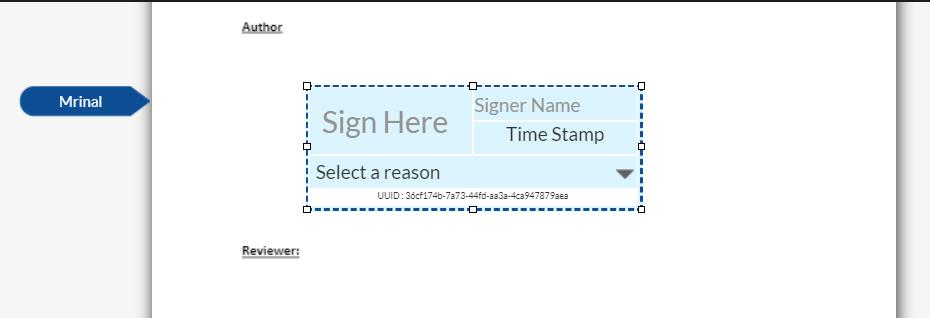 delete a tag that I have dropped on the document