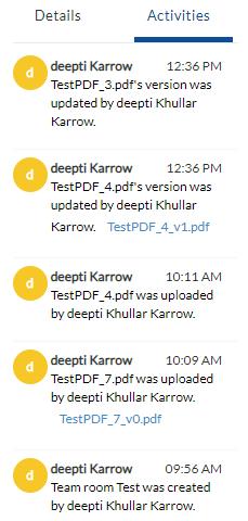 document by the hyperlink on the document listing.