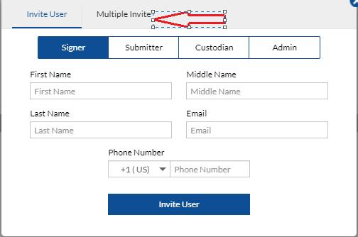 Click on Multiple invite button