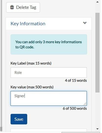 key value information
