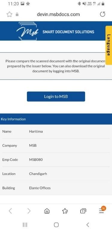 Key Information