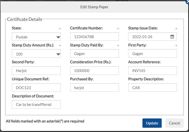 Click on Actions and click on edit