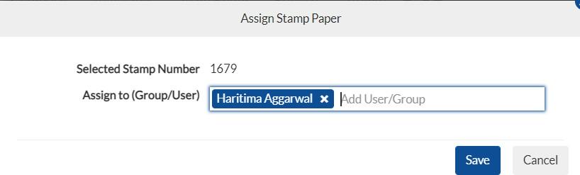 Click on Assign and add the details of the assignees