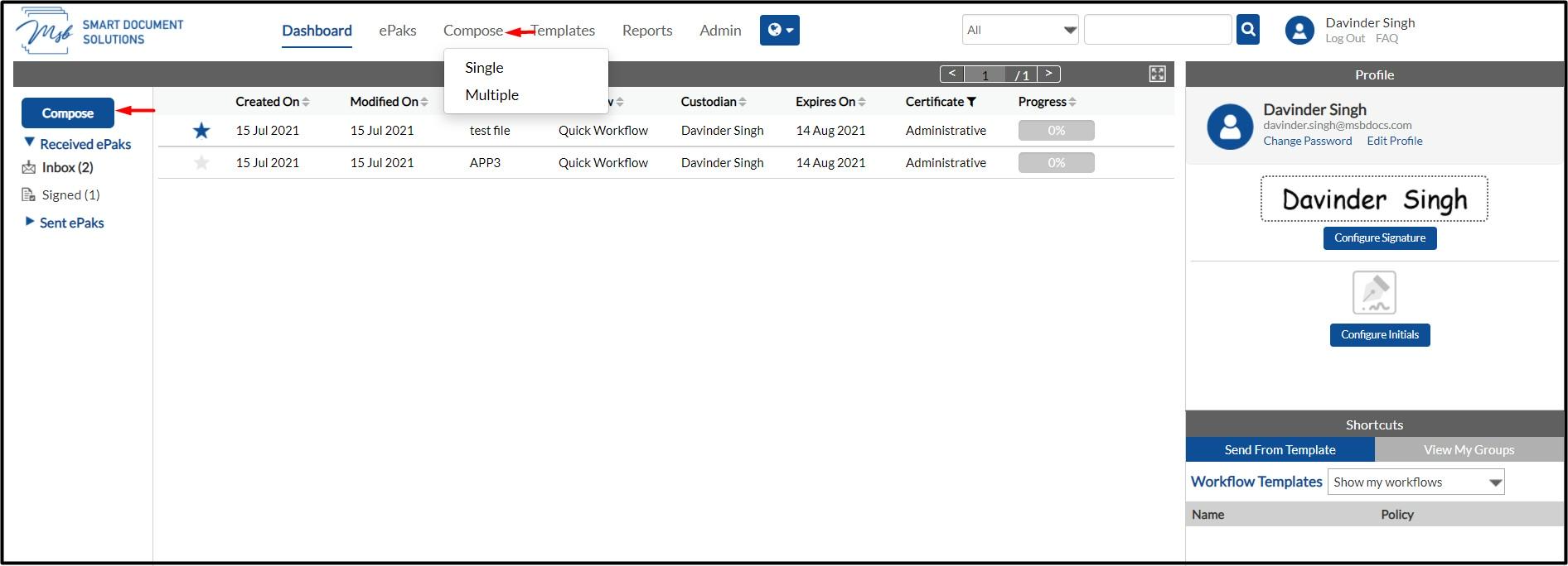 choose-the-compose-button-just-above-the-epak-folders-on-the-dashboard