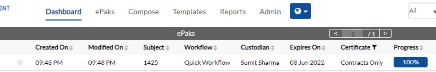 view-the-completed-epak