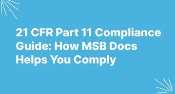 21 CFR Part 11 Compliance Guide