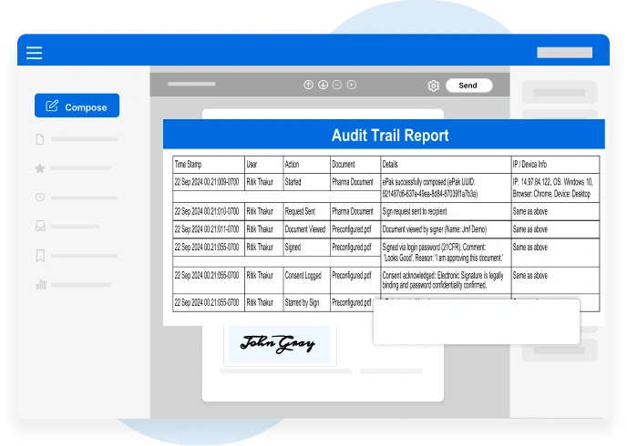 Audit Trail & Compliance Logs